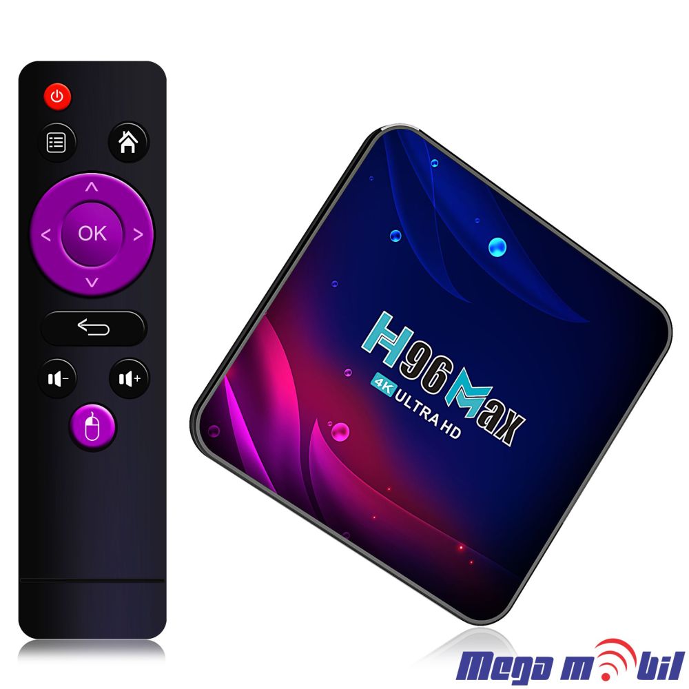 Android TV BOX H96 Max 4GB RAM / 64GB ROM Wi Fi+BT Android 11